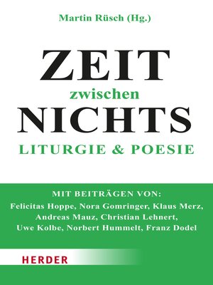 cover image of Zeit zwischen Nichts